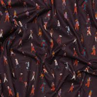 Ruby Star - Cotton - To & Fro - I'm Busy - Eggplant