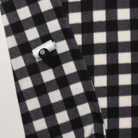 Fleece - Arctic Check - White Black