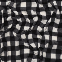 Fleece - Arctic Check - White Black