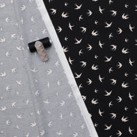 Andover - Cotton - Verdigris - Beaches - Ink