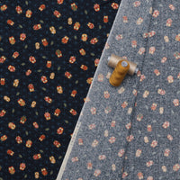 Sevenberry - Cotton - Kasuri - Owls - Blue