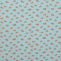 Cotton - Jersey - Clown Fish - Mint