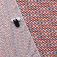 Rayon - Challis Print - Geometric - Orange