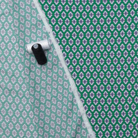 Rayon - Challis Print - Geometric - Green