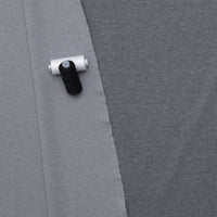 Rayon Blend - Stretch Suiting - Stripe - Black
