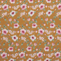 Cotton - French Terry - Bloom & Blossom - Curry