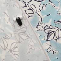 Linen Blend - Ibiza - Print - White Blue