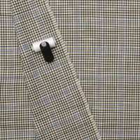 Wool Blend - Suiting - Plaid - Blue Hunter Beige