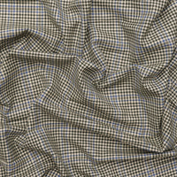 Wool Blend - Suiting - Plaid - Blue Hunter Beige