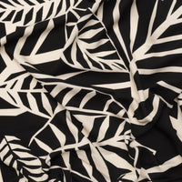 Viscose - Gabriella - Digital Print - Black Cream