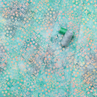 Artisan Batiks - Cotton - Retro Rainbow - Batik - Aqua
