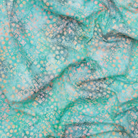 Artisan Batiks - Cotton - Retro Rainbow - Batik - Aqua