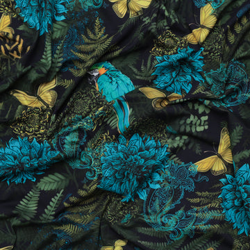 Stof - Cotton - Avalana - Jersey - Macaw Teal
