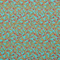 Moda - Cotton - Snack Shack - Lay Off Me I'm Starving - Blue Razz