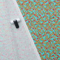 Moda - Cotton - Snack Shack - Lay Off Me I'm Starving - Blue Razz