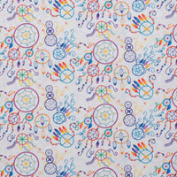 Roxanne Shuttleworth - Poplin - Celestial Dreamcatcher - White