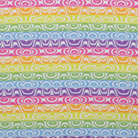 Yasakw Designs - Poplin - Linear - Neon