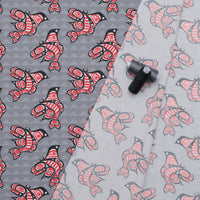 Yasakw Designs - Poplin - Traditional - Grey