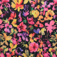 Poly Blend - Nautica - Swimwear Print - Black Multi