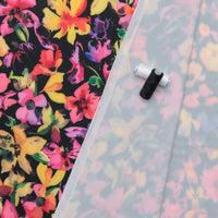 Poly Blend - Nautica - Swimwear Print - Black Multi