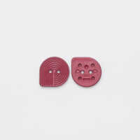 Buttons - 2 Hole - 32mm - Oval - Assorted