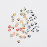 ELAN - 4 Hole Button - 15mm - Speckle - Assorted
