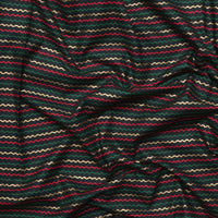 Rifle Paper Co. - Cotton - Holiday Classics III - Ribbon Stripes - Evergreen