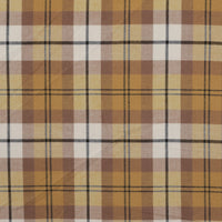 Viscose Blend - Plaid Coating - Olive Oil