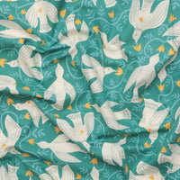 Ruby Star - Canvas - Endpaper - Watercress