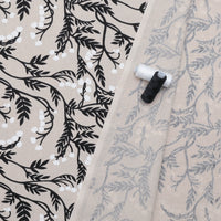 Figo - Cotton Linen - Grove - Branches - Black
