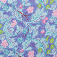 Kaffe x Morris & Co - Wide Back Cotton - LG Leicester - Cobalt