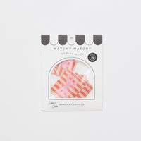 Matchy Matchy Sewing Club - Sewing Labels - Pink Bow Large