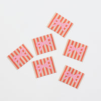 Matchy Matchy Sewing Club - Sewing Labels - Pink Bow Large
