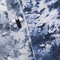 Rayon - Crepe - Tie Dye - Indigo Blue