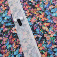 Cotton - Wide Back Sateen - Stained Glass - Butterflies