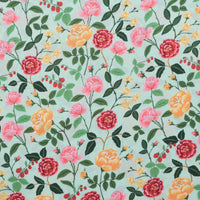 Rifle Paper Co. - Rayon - English Rose - Mint