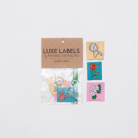 Intensely Distracted - Sewing Label - Birth Month Flower Series 2
