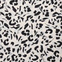 Rayon Blend - Santa Barbara - Print - White Black