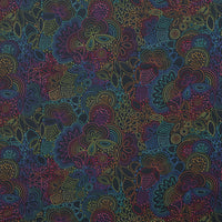 Allison Glass - Cotton - Color Wheel - Rainbow Stitched - Night