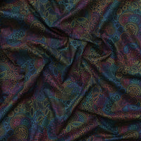 Allison Glass - Cotton - Color Wheel - Rainbow Stitched - Night