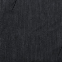 Cotton - Italian Stretch Denim - Heavy Weight - Black with Backing