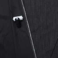 Cotton - Italian Stretch Denim - Heavy Weight - Black with Backing