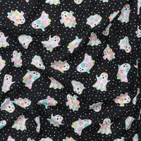 Moda - Cotton - Fab Boo Lous - Dancing Ghosts - Night