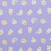 Moda - Cotton - Fab Boo Lous -Dancing Ghosts - Grape Soda