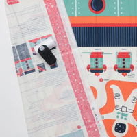 Moda - Cotton - 321 Blast Off - Back Pack - Panel