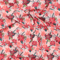 Mia Charro - Cotton - Christmas Cabin - Merry Spirit - Rose