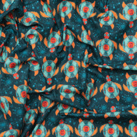 Camelot - Cotton - Truth Collection - Turtle Journey - Deep Teal