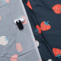 Ruby Star - Wideback Cotton - Strawberry - Navy