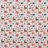 Cotton + Steel - Cotton - Merry Pawmas - Dapper Dogs - Cream