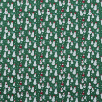 RJR Fabrics - Cotton - Snow Day Fun - Snowmen Fun - Green